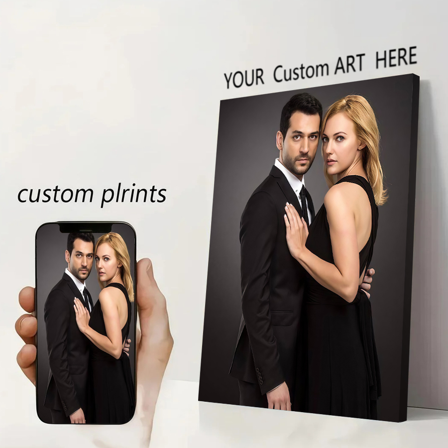 Home Textiles & Decorations - Op maat gemaakte canvasposter Anime Game