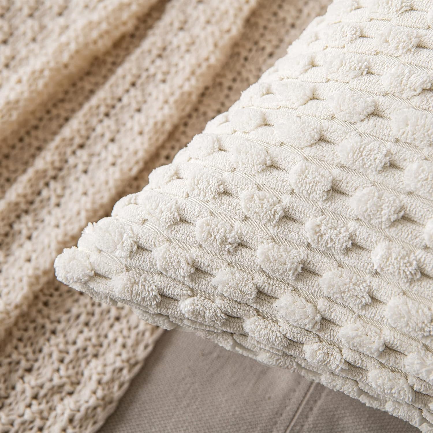 Gestreepte sierkussenhoes 18x1 - Pillow Insert 18X18 recensie en prijs