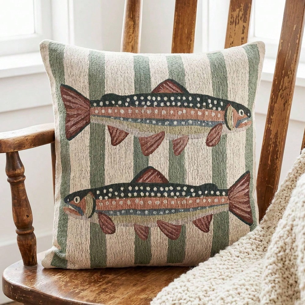 Regenboogforel Sierkussen 18x1 - Pillow Insert 18X18 recensie en prijs