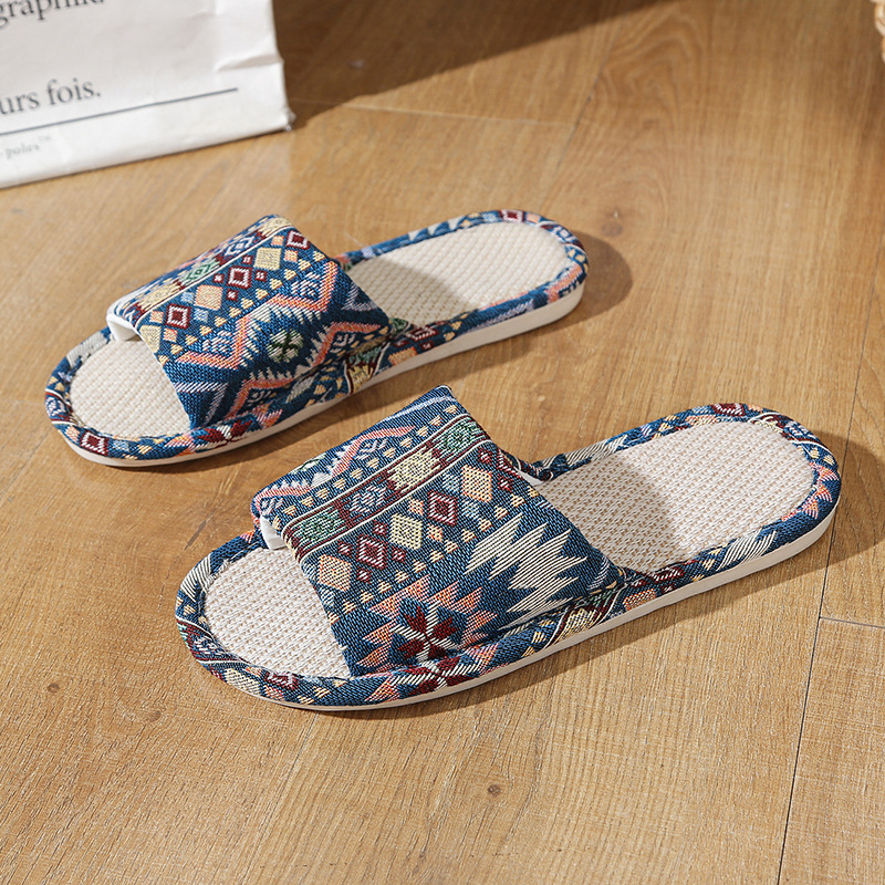 Natuurlijke linnen sandalen vo - Home Textile recensie en prijs